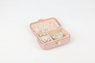 Blush Luxe Travel Jewelry Case