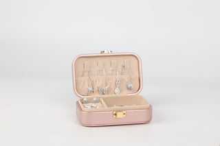 Blush Luxe Travel Jewelry Case