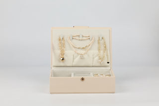 Elegance Beige Jewelry Organizer